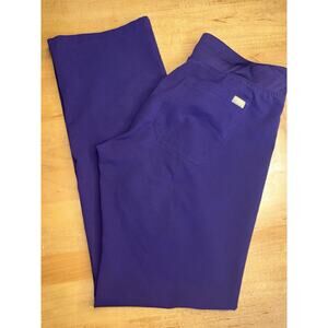 Figs Livingston High Waisted Size Small Tall Purple Scrub Pants